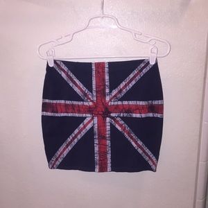 The Florida House - British Flag mini skirt